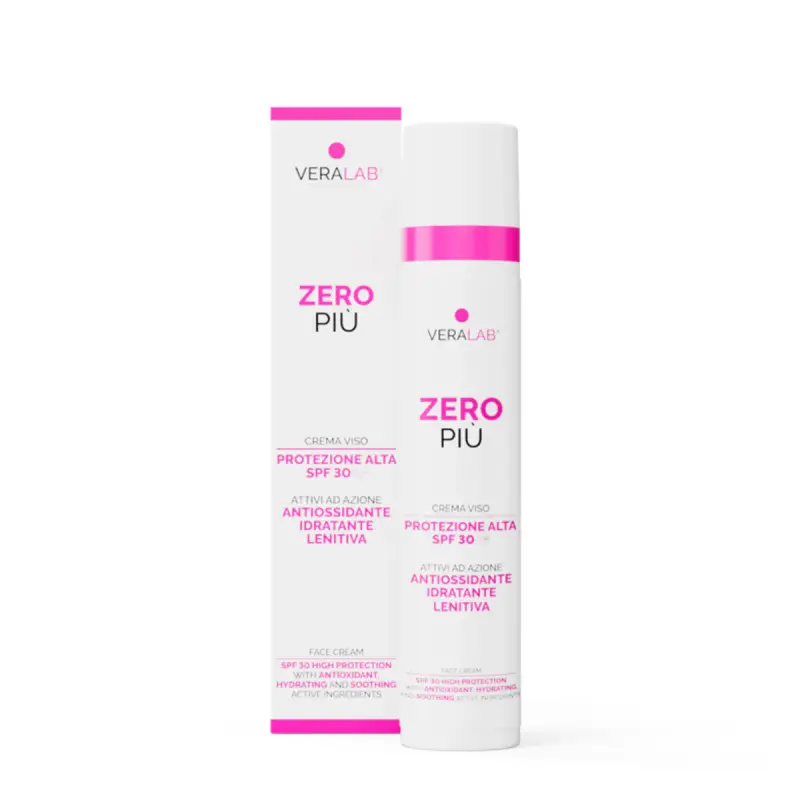 Creme Viso Zero Più - Crema idratante viso, Protezione solare viso miniatura 2