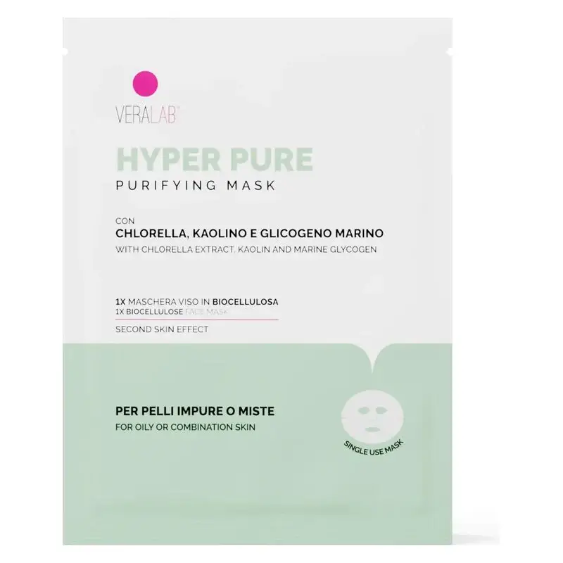 Hyper Pure Mask - Maschera Viso In Biocellulosa Purificante 15 Ml