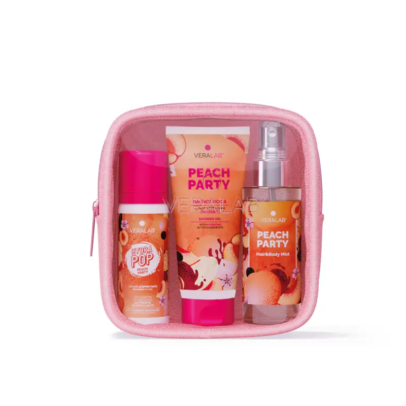 Kit Corpo Peach Party - Travel Ready Kit - Cofanetto viso e corpo