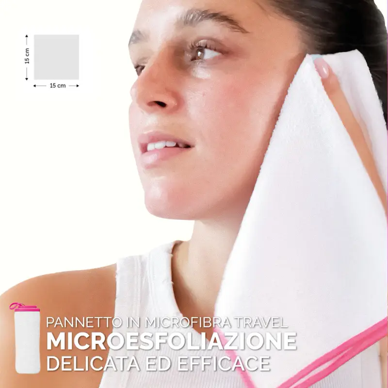 Kit Viso Kit Doppia Detersione Travel - Mousse detergente viso, Olio struccante, Cofanetto trattamento miniatura 4