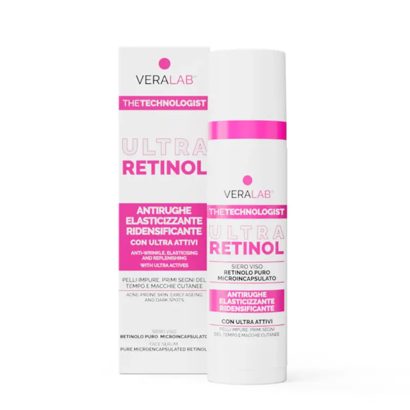 Sieri Viso Ultra Retinol - Trattamento antietà pelli mature, Trattamento viso effetto lifting, Siero viso antimacchie, Siero antirughe miniatura 2