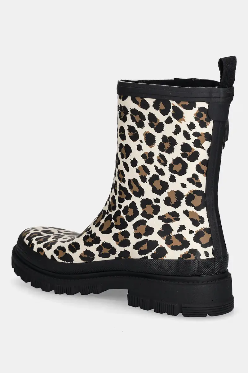 stivali di gomma LINA MATE COMBI ANIMAL donna colore beige 9302190945 miniatura 3