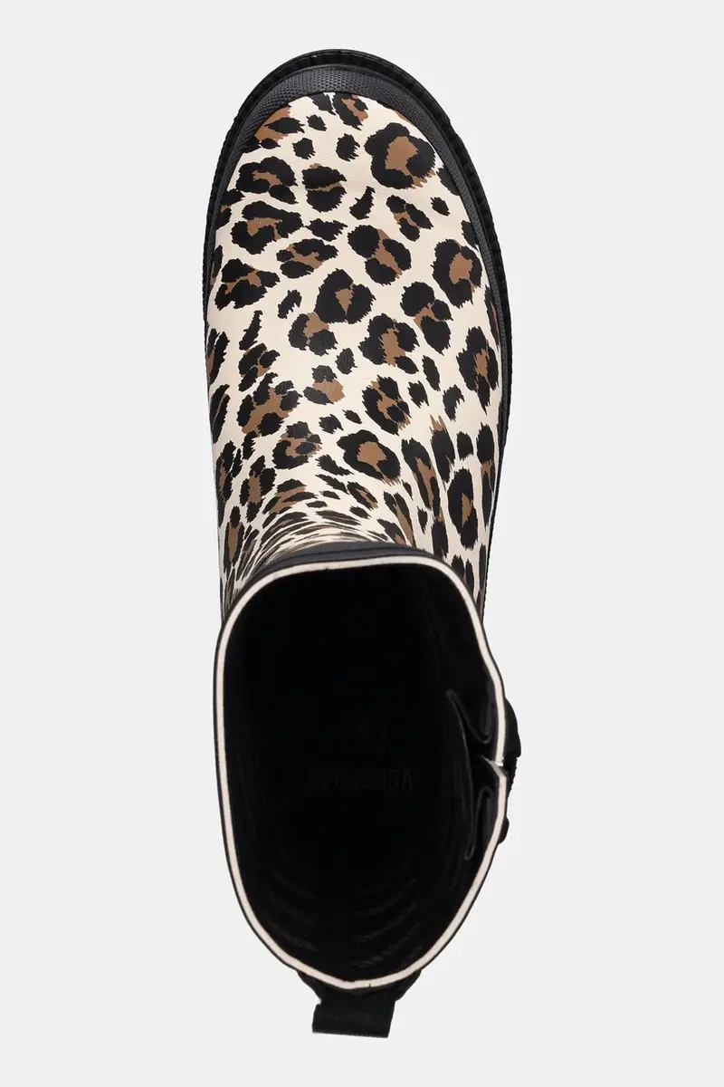 stivali di gomma LINA MATE COMBI ANIMAL donna colore beige 9302190945 miniatura 4