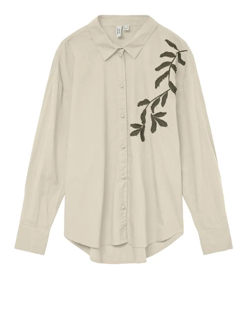camicia casual vero moda da donna - avorio