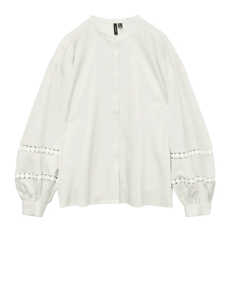 camicia casual vero moda da donna - bianco