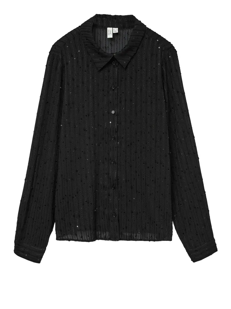 camicia vero moda da donna - nero