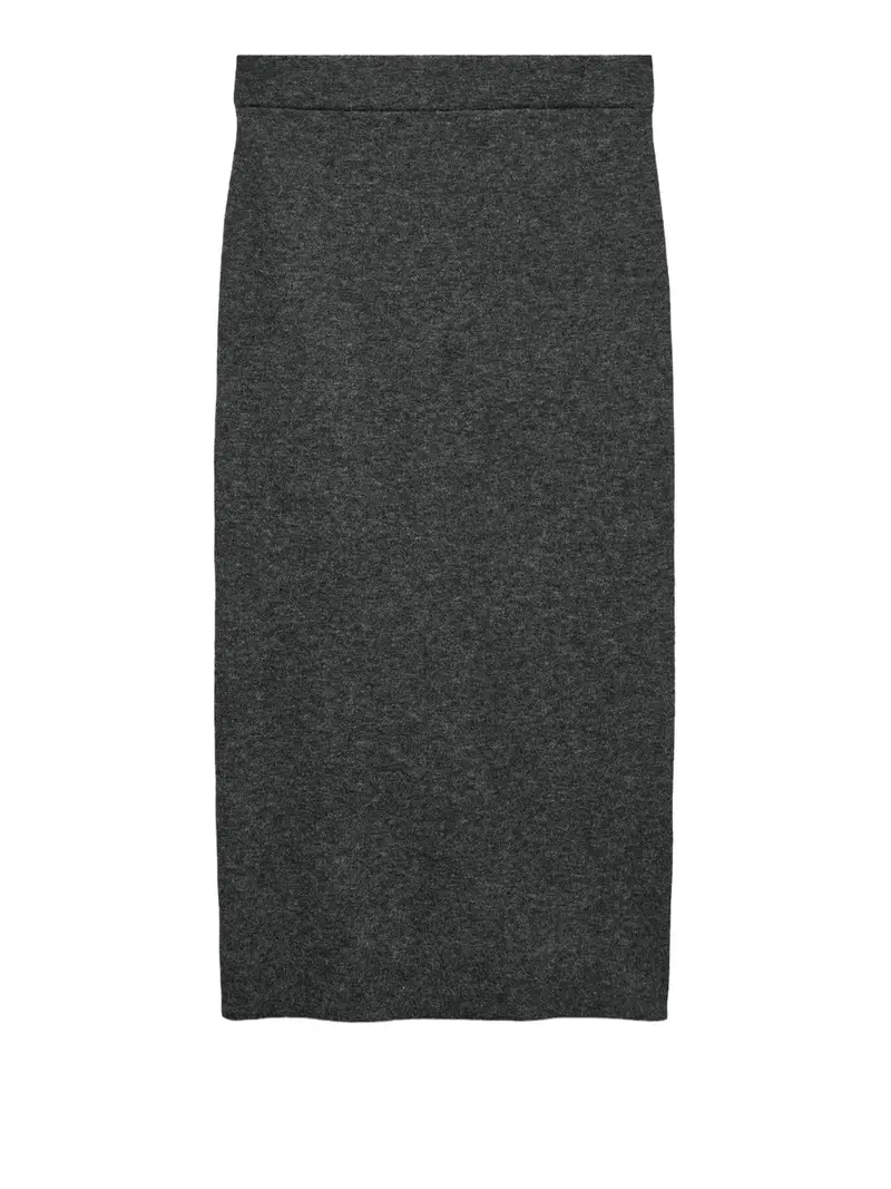 gonna midi vero moda da donna - grigio