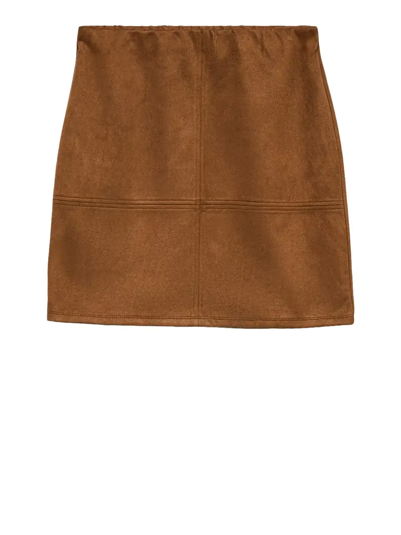 gonna mini vero moda da donna - marrone