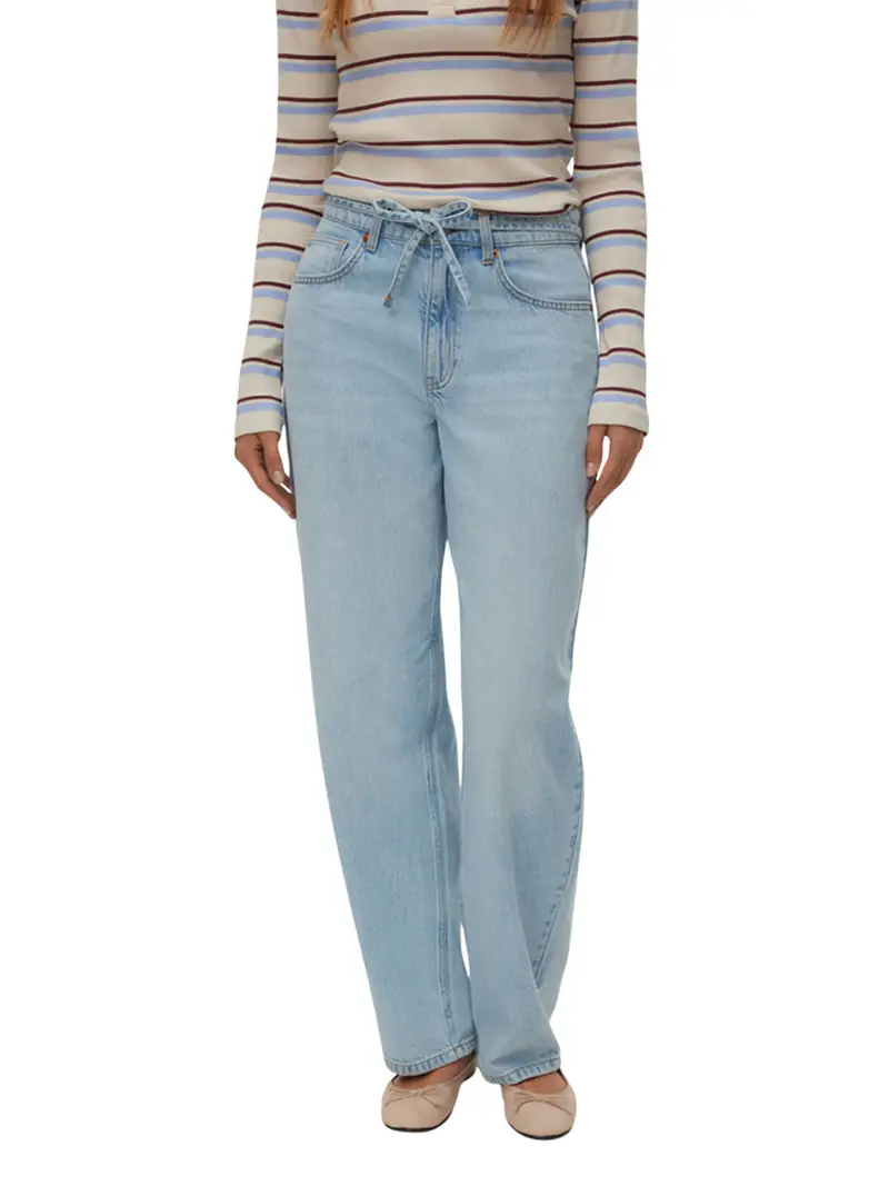 jeans straight vero moda da donna - denim