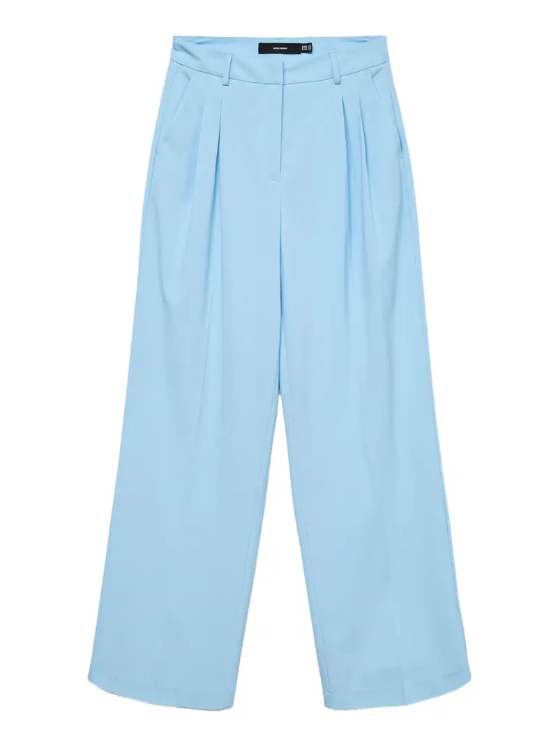 pantalone palazzo vero moda da donna - celeste