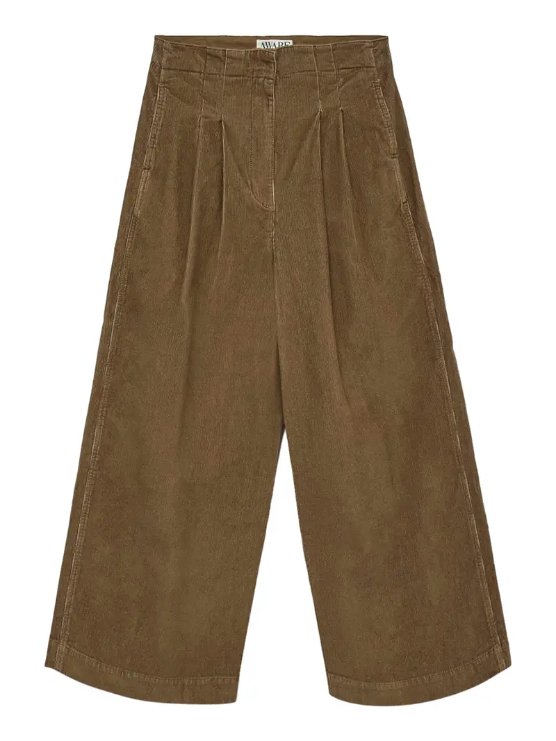 pantalone palazzo vero moda da donna - marrone