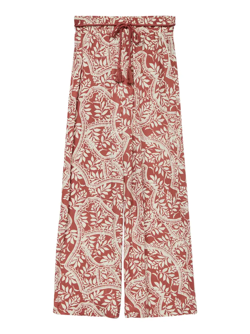 pantalone palazzo vero moda da donna - marrone