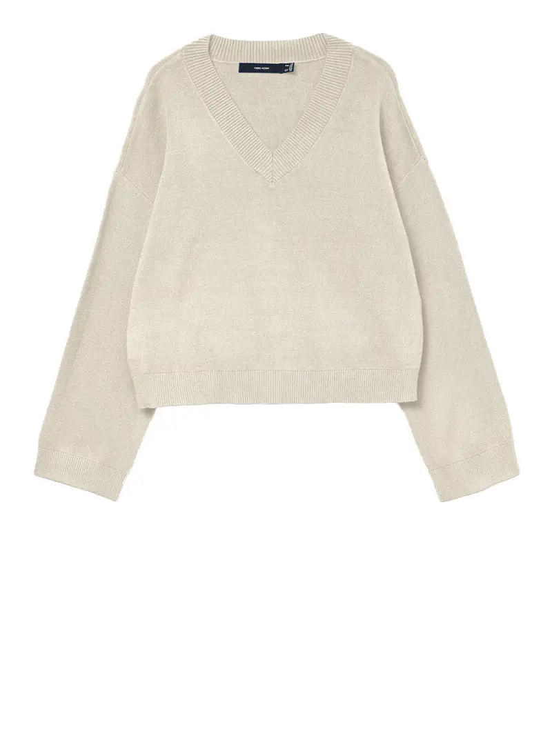 pullover vero moda da donna - avorio