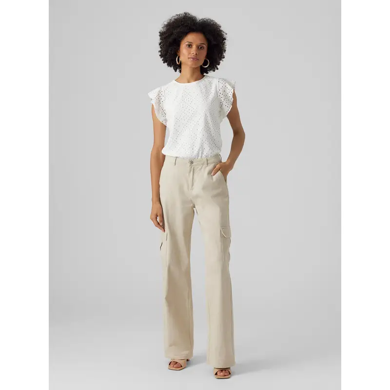 T-shirt 10286067 Bianco Loose Fit