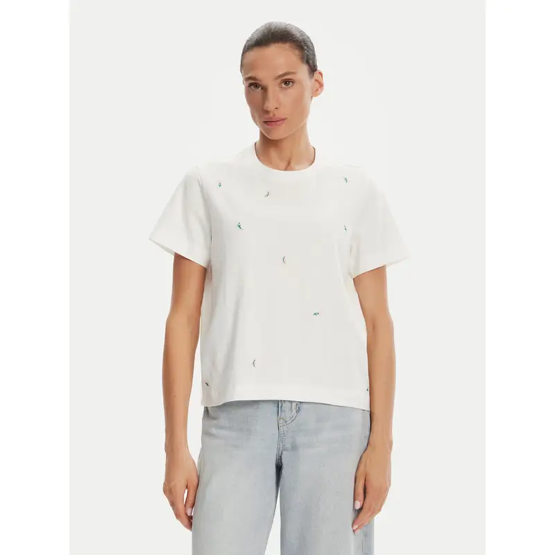 T-shirt 10325318 Bianco Regular Fit