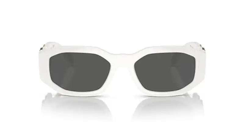 Versace 0VE4361 Occhiali da Sole, Bianco (White), 53 Unisex-Adulto miniatura 3