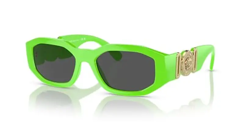 Versace 0VE4361 Occhiali, Verde, 53/18/140 Unisex-Adulto