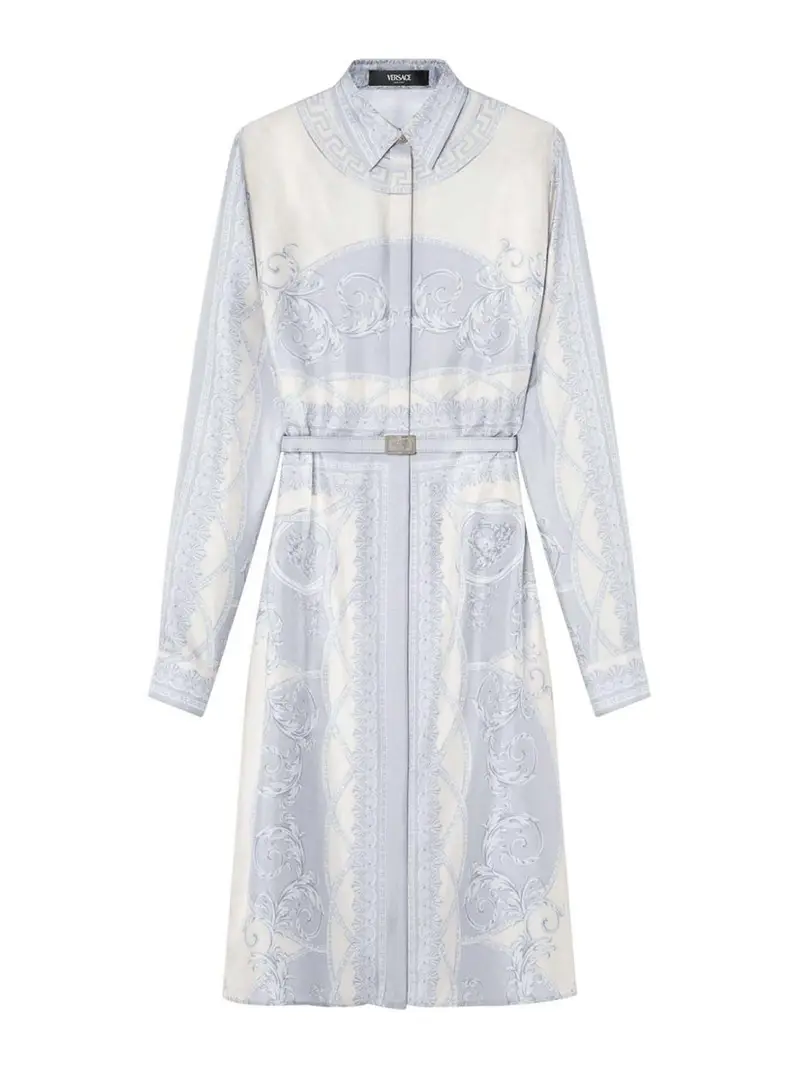 Abito `Coupe Des Dieux Barocco Foulard` Argento