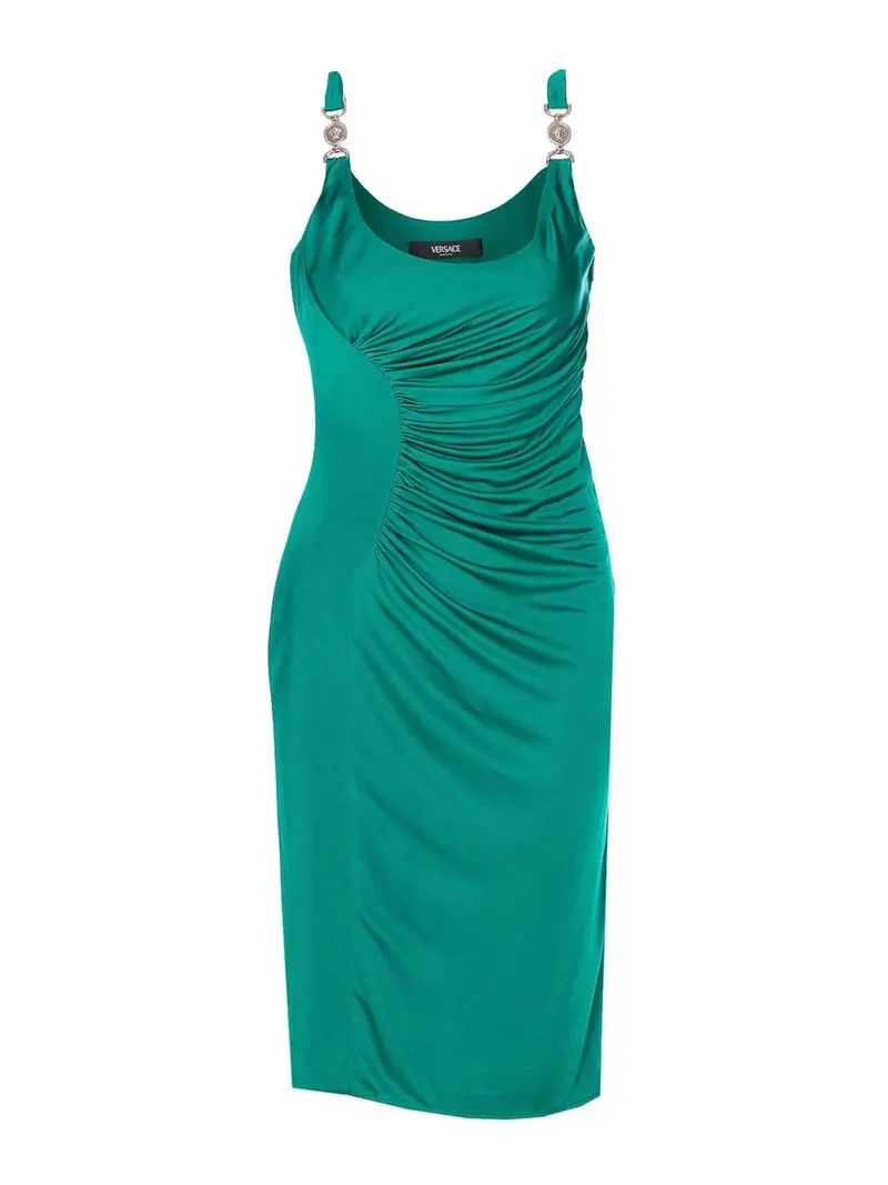 Abito da cocktail verde