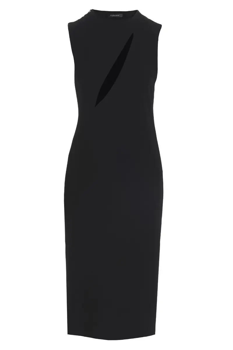 Abito Midi Cut Out Nero