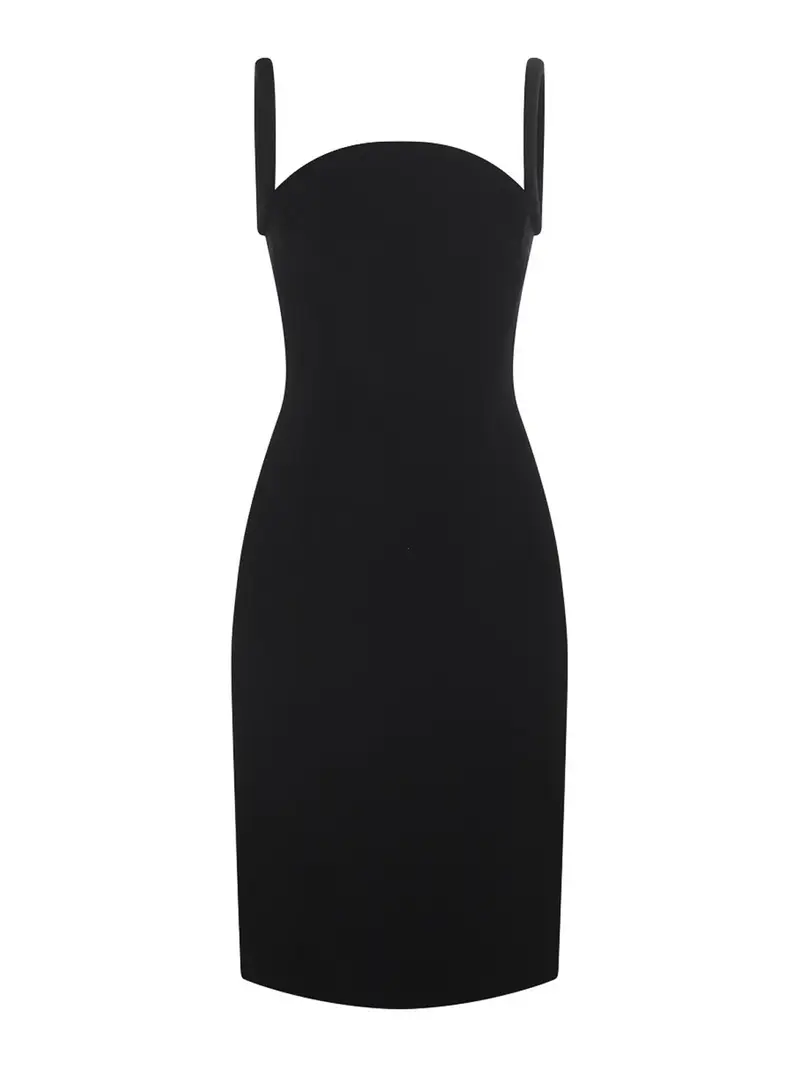 Abito smanicato Nero