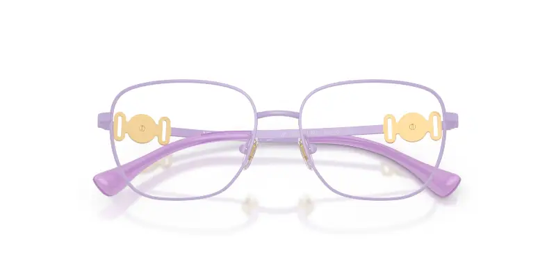 Bambino Versace VK1003 1497 Montature da vista Metallo Viola Trasparente Pantos Normale miniatura 2