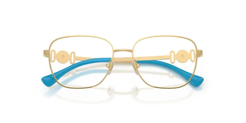 Bambino Versace VK1003 5550 Montature da vista Metallo Oro Trasparente Pantos Normale miniatura 2