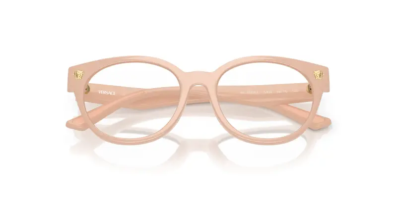 Bambino Versace VK3009U 5494 Montature da vista Iniettato Rosa Rotonda Normale miniatura 2