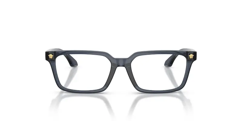 Bambino Versace VK3015U 5548 Montature da vista Iniettato Blu Trasparente Squadrata Normale miniatura 3