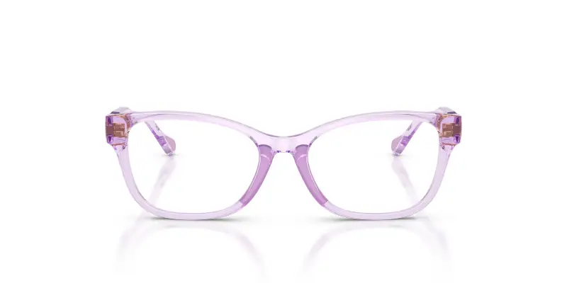 Bambino Versace VK3016U 5372 Montature da vista Iniettato Viola Trasparente Cat Eye Normale miniatura 3
