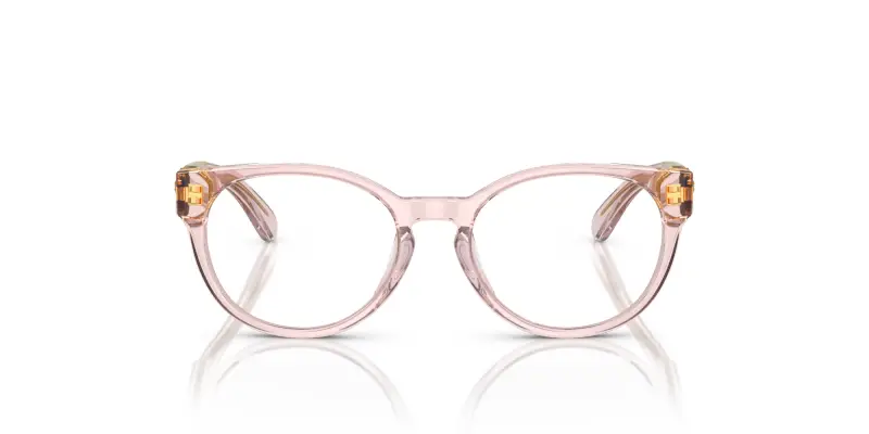 Bambino Versace VK3323U 5441 Montature da vista Acetato Rosa Rotonda Normale miniatura 3