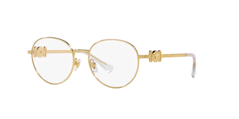 Versace Bambino VK1002 1002 Montature da vista Metallo Oro Trasparente Pantos Normale miniatura 2