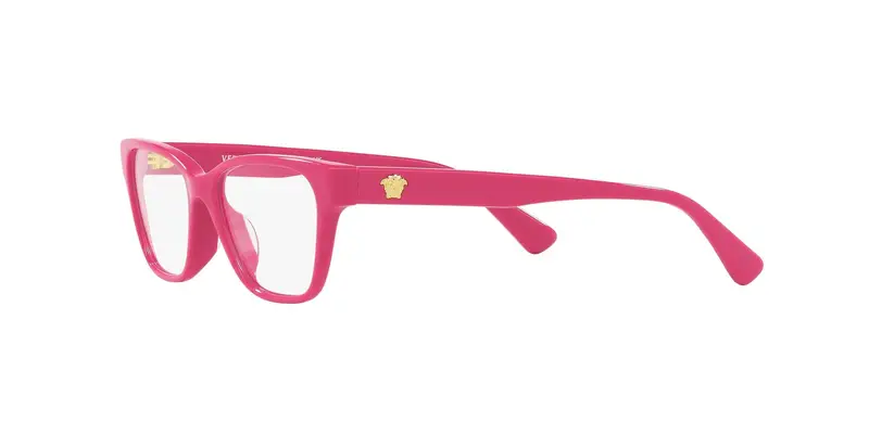 Versace Bambino VK3003U 5367 Montature da vista Acetato Rosa Trasparente Squadrata Normale miniatura 2