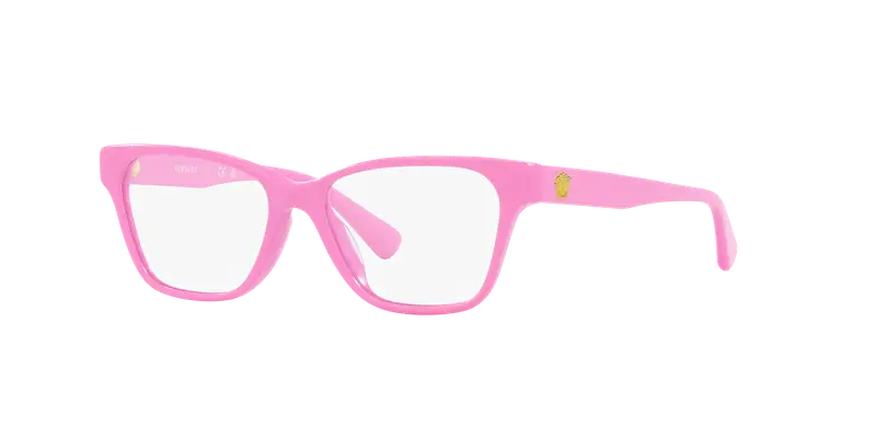 Versace Bambino VK3003U 5399 Montature da vista Acetato Rosa Trasparente Squadrata Normale miniatura 2