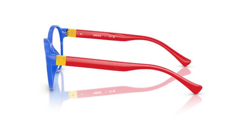 Versace Bambino VK3007U 5482 Montature da vista Iniettato Blu Trasparente Pantos Normale miniatura 3