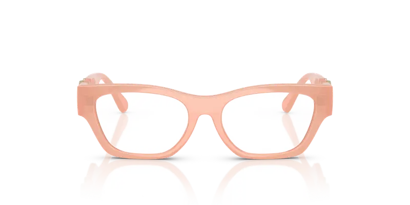 Versace Bambino VK3008U 5497 Montature da vista Iniettato Rosa Trasparente Rotonda Normale miniatura 2