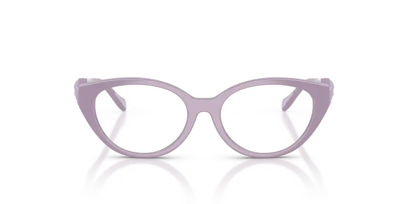 Versace Bambino VK3010U 5526 Montature da vista Iniettato Viola Trasparente Cat Eye Normale miniatura 2