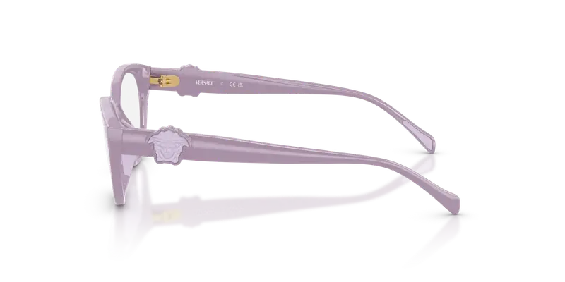 Versace Bambino VK3010U 5526 Montature da vista Iniettato Viola Trasparente Cat Eye Normale miniatura 3