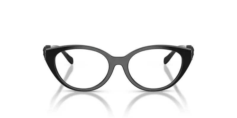 Versace Bambino VK3010U GB1 Montature da vista Iniettato Nero Trasparente Cat Eye Normale miniatura 2