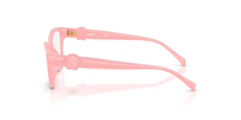 Versace Bambino VK3011U 5452 Montature da vista Iniettato Rosa Trasparente Cat Eye Normale miniatura 3