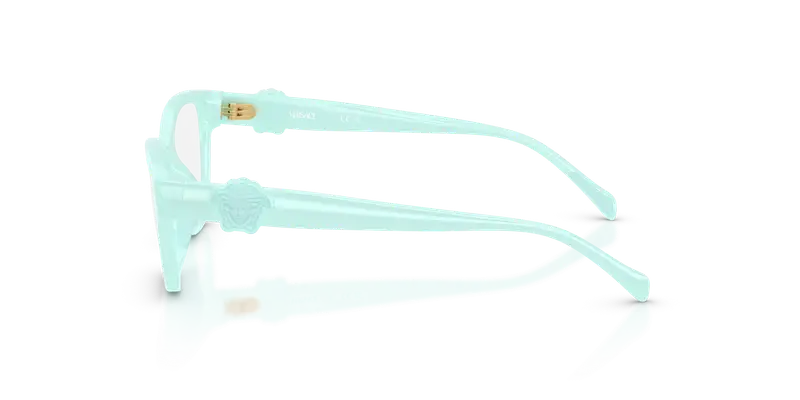 Versace Bambino VK3011U 5528 Montature da vista Iniettato Blu Trasparente Cat Eye Normale miniatura 3