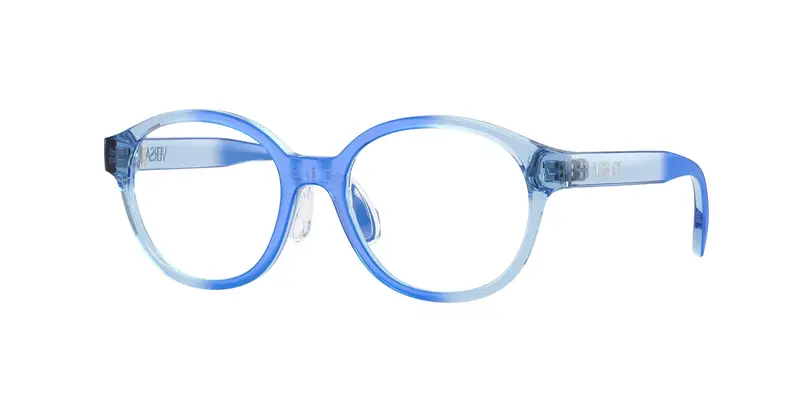 Versace Bambino VK3012  5532 Montature da vista Iniettato Blu Trasparente Rotonda Normale