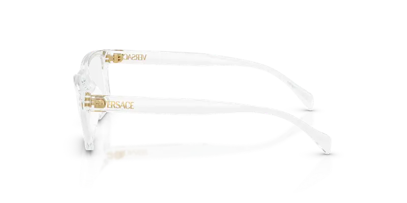 Versace Bambino VK3013U 148 Montature da vista Iniettato Trasparente Trasparente Squadrata Normale miniatura 3