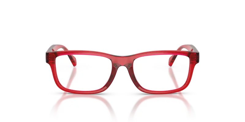 Versace Bambino VK3013U 5533 Montature da vista Iniettato Rosso Trasparente Squadrata Normale miniatura 2