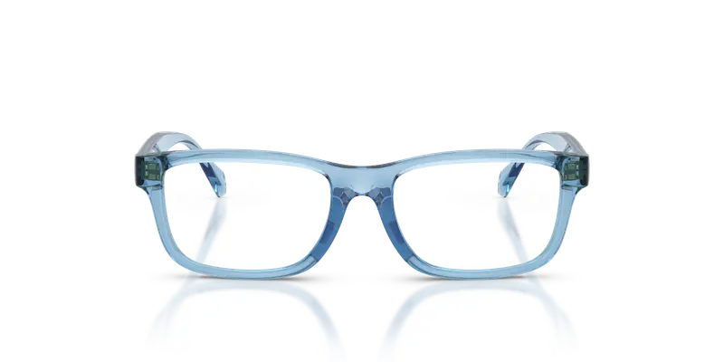 Versace Bambino VK3013U 5535 Montature da vista Iniettato Blu Trasparente Squadrata Normale miniatura 2