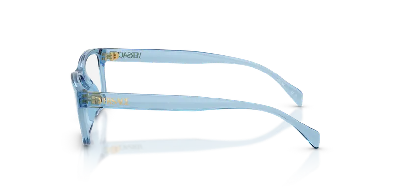 Versace Bambino VK3013U 5535 Montature da vista Iniettato Blu Trasparente Squadrata Normale miniatura 3