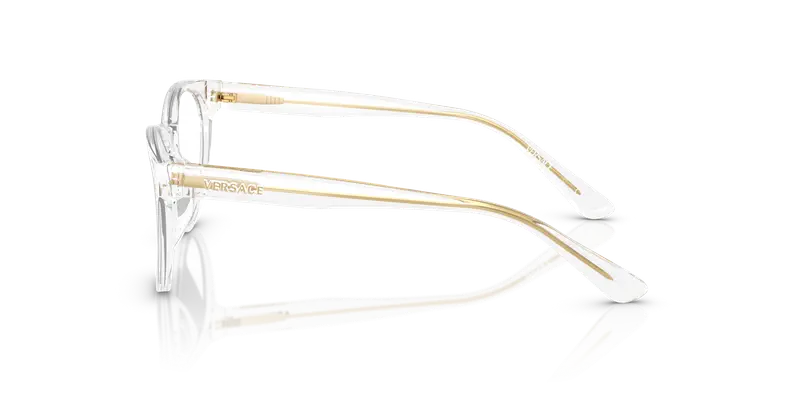 Versace Bambino VK3321U 148 Montature da vista Acetato Trasparente Trasparente Pantos Normale miniatura 3