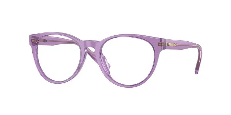 Versace Bambino VK3321U  5373 Montature da vista Acetato Viola Trasparente Pantos Normale