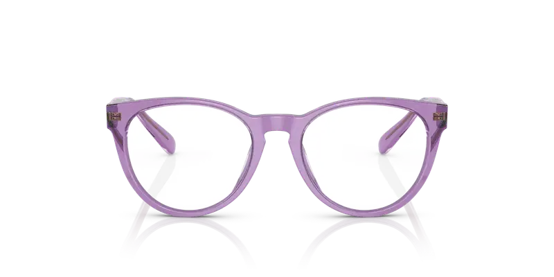 Versace Bambino VK3321U 5373 Montature da vista Acetato Viola Trasparente Pantos Normale miniatura 2