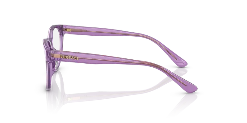 Versace Bambino VK3321U 5373 Montature da vista Acetato Viola Trasparente Pantos Normale miniatura 3